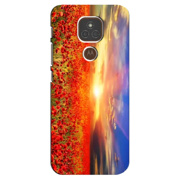 Чехол с принтом «Поле тюльпанов» для Motorola MOTO E7 Plus Чехол с принтом «Поле тюльпанов» для Motorola MOTO E7 Plus