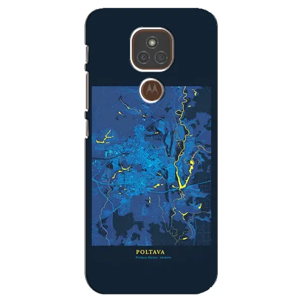 Чохол з принтом «Полтава» для Motorola MOTO E7 Plus