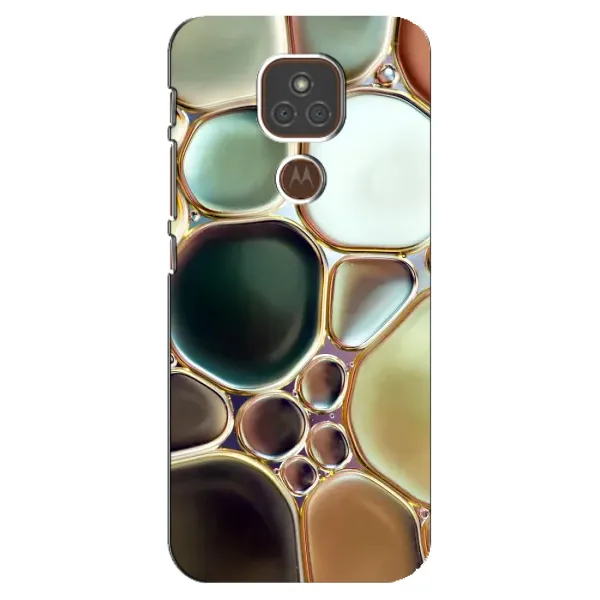 Чехол с принтом «Радужный Мрамор» для Motorola MOTO E7 Plus