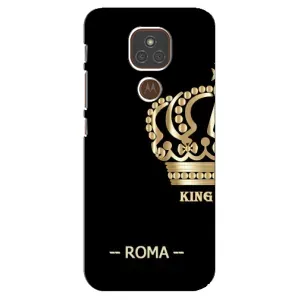 Чохли для Motorola MOTO E7 Plus (VPrint) - Футбольні клуби (Roma)
