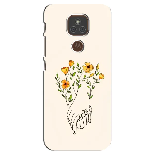 Чехол с принтом «Руки любви» для Motorola MOTO E7 Plus