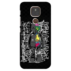 Чохли для Motorola MOTO E7 Plus - Bearbrick Louis Vuitton (PREMIUMPrint) (Стиль Bearbrick)