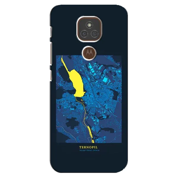 Чохол з принтом «Тернопіль» для Motorola MOTO E7 Plus