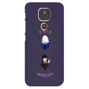 Чохли Венсдей на Motorola MOTO E7 Plus Уенсдей (AlphaPrint) (Венздей і подруга)