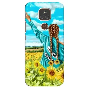 Чохол для Патріота України Motorola MOTO E7 Plus - (AlphaPrint)