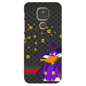 Бренднові Чохли для Motorola MOTO E7 Plus - (PREMIUMPrint) (Утка Гуччі)