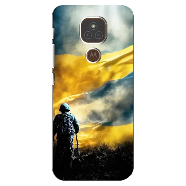 Чехол с принтом «Война» для Motorola MOTO E7 Plus
