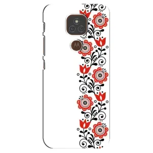 Чохол для Патріота України Motorola MOTO E7 Plus - (AlphaPrint) (Яскрава вишиванка)