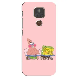 Чехол с принтом «За партой» для Motorola MOTO E7 Plus