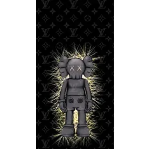 Чехлы для Motorola MOTO E7i / E7 Power - Bearbrick Louis Vuitton (PREMIUMPrint) (Bearbrick LV)