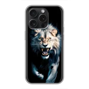 Чохол з картинкою 'Хижаки' для Motorola Moto G Play (2026) (Лев у темряві)