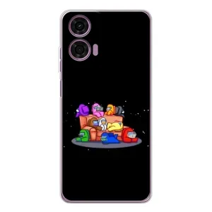 Чехол Амонг Ас для Motorola MOTO G04 (AlphaPrint) (Амонг-ас)