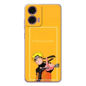 Чохол з принтом «Аніме Наруто» для Motorola MOTO G04