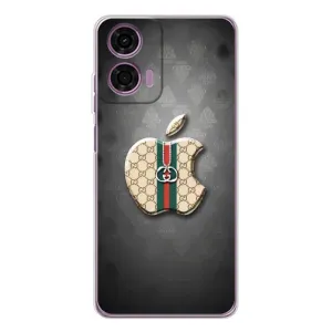 Чехлы ГУЧЧИ для Моторола Мото Г04 (AlphaPrint) (Apple gucci)