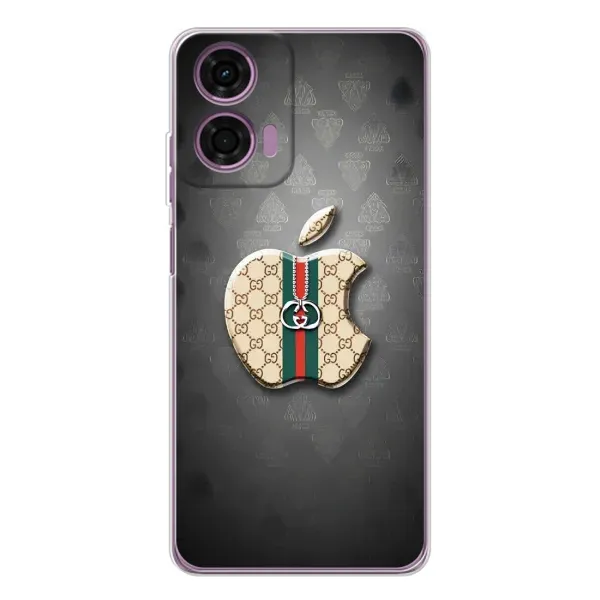 Чехол с принтом «Apple gucci» для Motorola MOTO G04 Чехол с принтом «Apple gucci» для Motorola MOTO G04