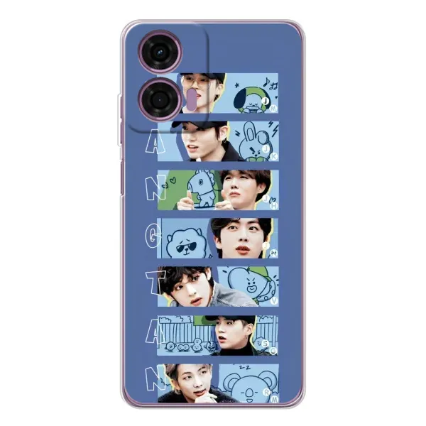 Чехол с принтом «Bangtan» для Motorola MOTO G04 Чехол с принтом «Bangtan» для Motorola MOTO G04