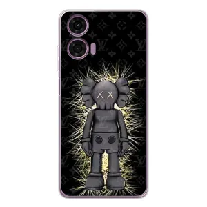 Чохли для Motorola MOTO G04 - Bearbrick Louis Vuitton (PREMIUMPrint) (Bearbrick LV)