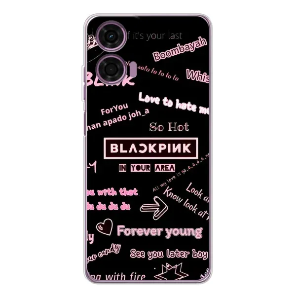 Чохол з принтом «BLACKPINK» для Motorola MOTO G04