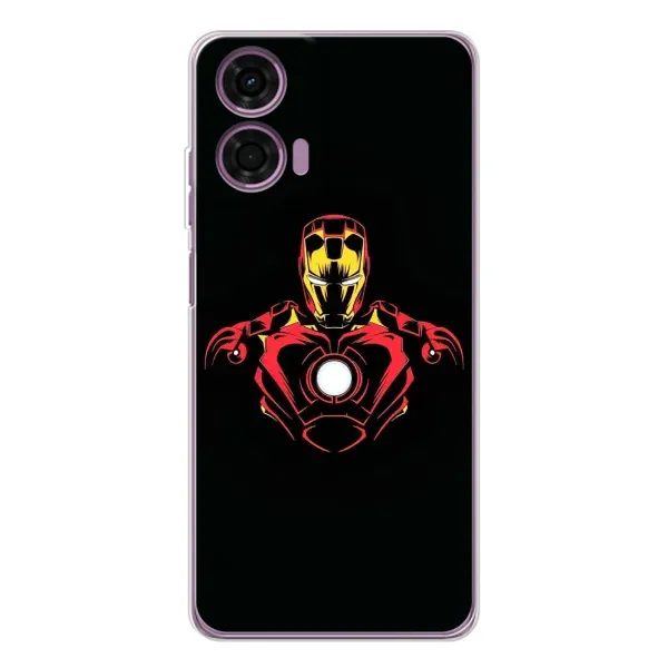 Чохол з принтом «Залізна людина» для Motorola MOTO G04 Чохол з принтом «Залізна людина» для Motorola MOTO G04