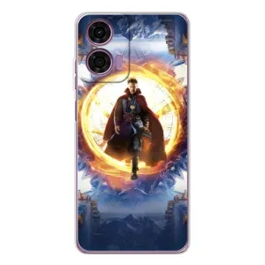 Чехлы с героями Марвел Motorola MOTO G04 (VPrint) (Доктор Стрендж)