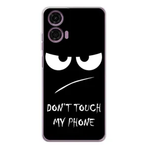 Чохол з принтом «Dont Touch» для Motorola MOTO G04