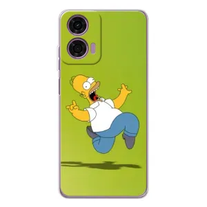 Чjхол з Сімпсонами для Motorola MOTO G04 (VPrint) (Гомер Сімпсон)