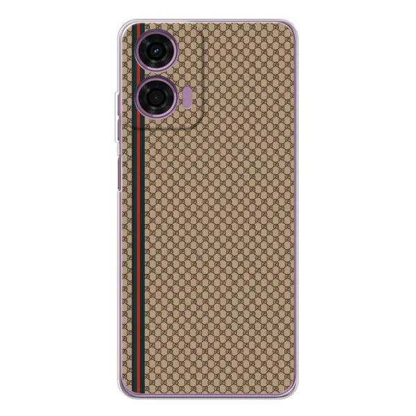 Чехол с принтом «Гуччи полоса» для Motorola MOTO G04 Чехол с принтом «Гуччи полоса» для Motorola MOTO G04