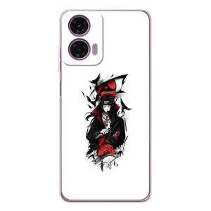 Чохли на тему: Ітачи Учіха для Motorola MOTO G04 (AlphaPrint) (Ітачі з атрибутами)