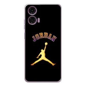 Чехлы для Motorola MOTO G04 - с картинкой JORDAN (AlphaPrint) (Jordan Gold)