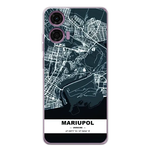 Чехол с принтом «Мариуполь» для Motorola MOTO G04