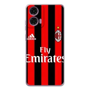 Чохли для Motorola MOTO G04 (VPrint) - Футбольні клуби (Milan)