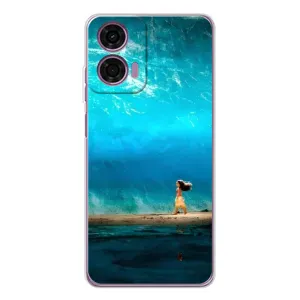 Чехол с мультфильмом Моана Motorola MOTO G04 (Океан Моана)
