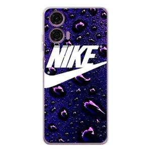 Чехол для Motorola MOTO G04 - с принтом Найк (AlphaPrint) (Найк принт)