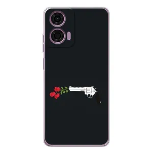 Чехлы (ART) Цветы на Motorola MOTO G04 (VPrint) (Неожиданные цветы)