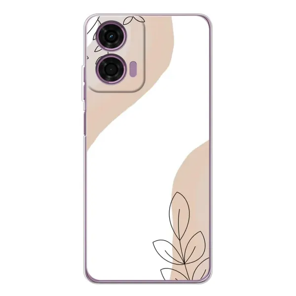 Чехол с принтом «Нюдовая веточка абстракция» для Motorola MOTO G04 Чехол с принтом «Нюдовая веточка абстракция» для Motorola MOTO G04