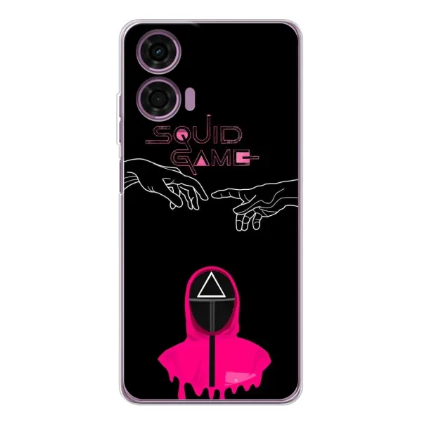 Чехол с принтом «Минимализм Игра кальмара» для Motorola MOTO G04