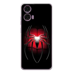 Чехол с человеком пауком для Motorola MOTO G04 - (AlphaPrint)