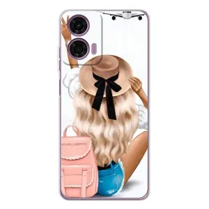 Чохол з друком для Motorola MOTO G04 - (Мода) (AlphaPrint) (Подорож)