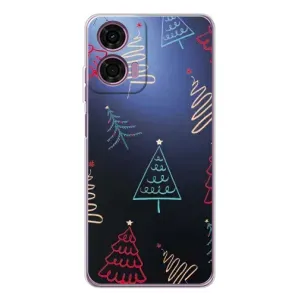 Чохол з принтом «Різдвяні ялинки» для Motorola MOTO G04