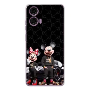 Чохол Disney Mouse Motorola MOTO G04 (PREMIUMPrint) (Родина Маусів)
