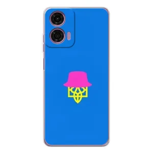 Чехлы для Motorola MOTO G04  Укр. Символика (AlphaPrint) (Шапка на гербу)