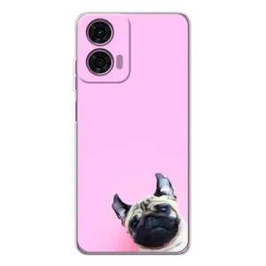 Чохли з собаками для Motorola MOTO G04 (VPrint) (Смішна собака)