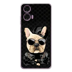 Чохли з крутими принтами для Motorola MOTO G04 - (PREMIUMPrint) (Стильна собака)