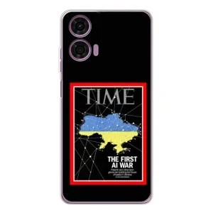 Чохол з принтом «TIME Ukraine» для Motorola MOTO G04