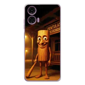 Чехол с мемом Тралалело тралала на Motorola MOTO G04 (Тунг тунг сахур)