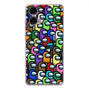 Чехол Амонг Ас для Motorola MOTO G04 (AlphaPrint)