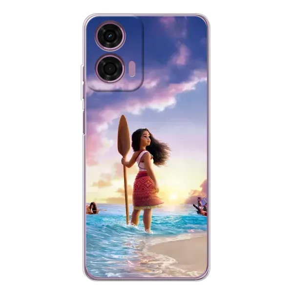 Чехол с принтом «Моана с веслом» для Motorola MOTO G04 Чехол с принтом «Моана с веслом» для Motorola MOTO G04