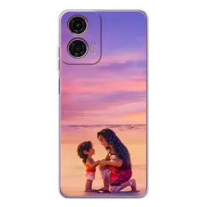 Чехол с мультфильмом Моана Motorola MOTO G04 (Маленькая Ваяна)
