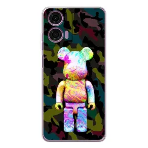Чохли для Motorola MOTO G04 - Bearbrick Louis Vuitton (PREMIUMPrint) (Яскравий Bearbrick)
