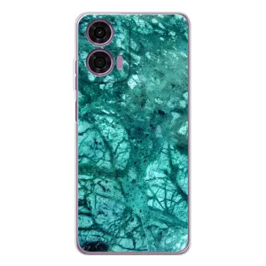 Мраморний чехол на Motorola MOTO G04 (VPrint) (Зелений мрамор)